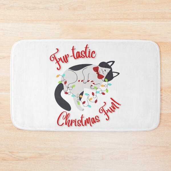 Item preview, Fur-tastic Christmas Fun Cat designed and sold by ProWittyDesigns.