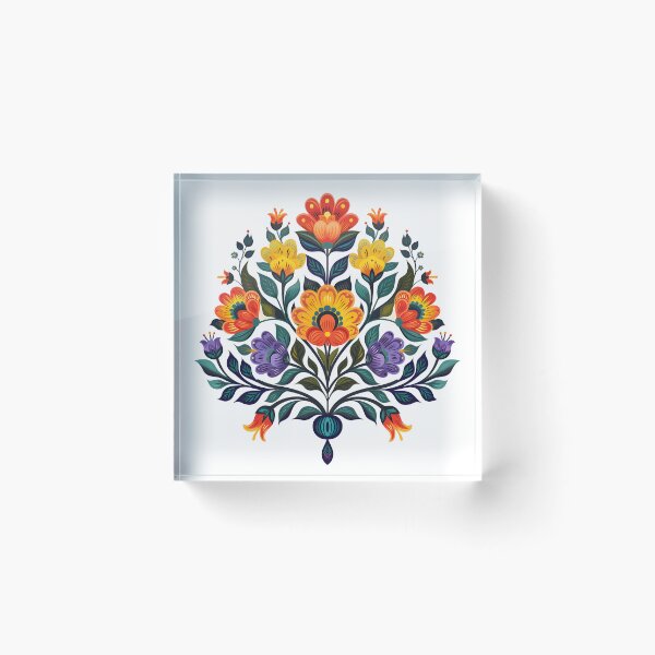 Item preview, Hungarian Folk Flowers Design designed and sold by xiao xuans.