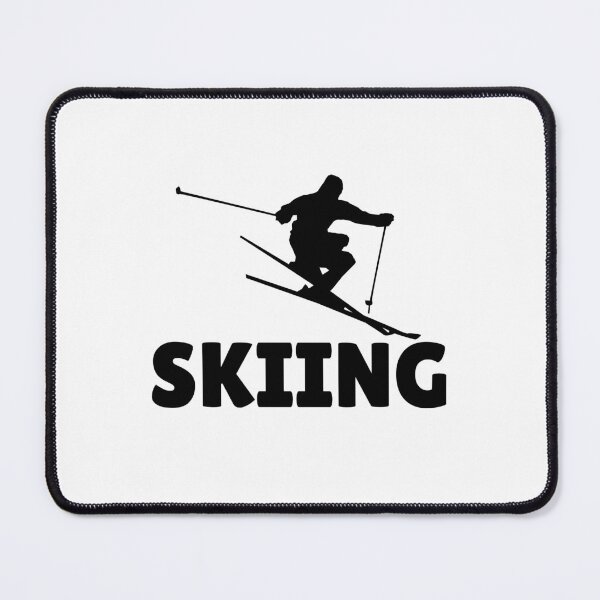 Item preview, SKIING (2) - BLACK designed and sold by ArtsyCity.