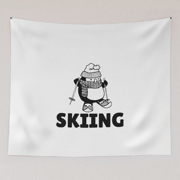 Item preview, SKIING (3) - BLACK designed and sold by ArtsyCity.