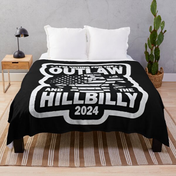 Item preview, I'm Voting For The Outlaw And The Hillbilly Trump Vance 2024 designed and sold by Miumed.
