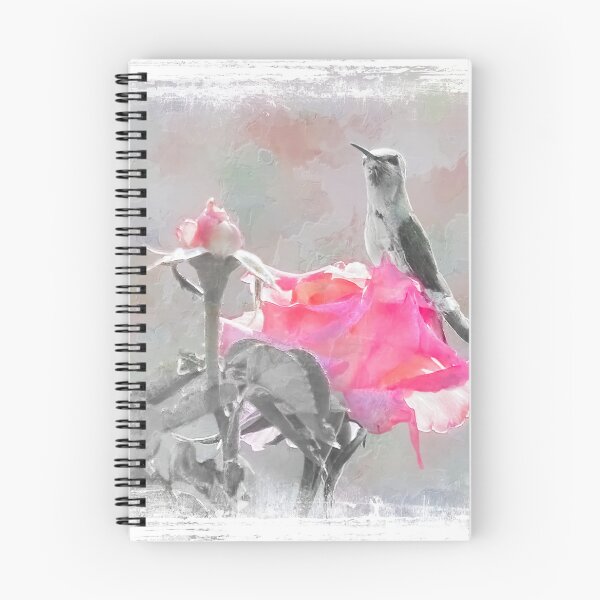 Item preview, Hummingbird Resting on a Rose designed and sold by CarolM.