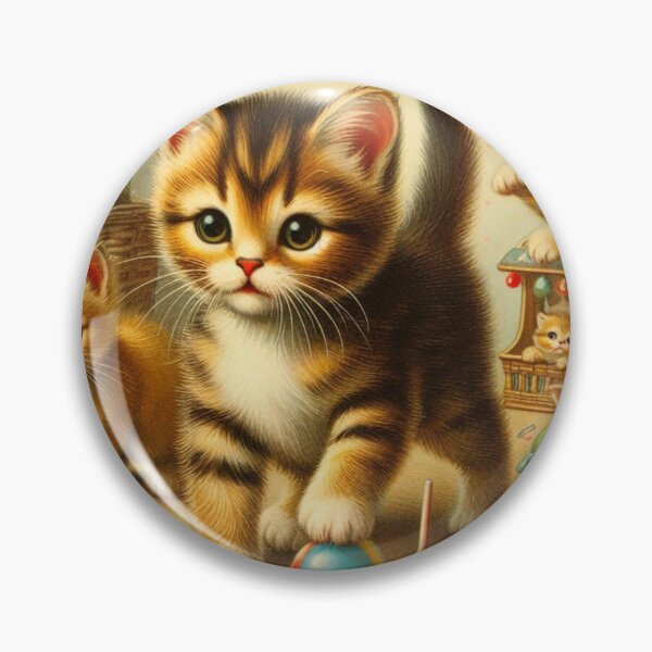 Item preview, Vintage Kittens 3 designed and sold by Sybille-Yates.