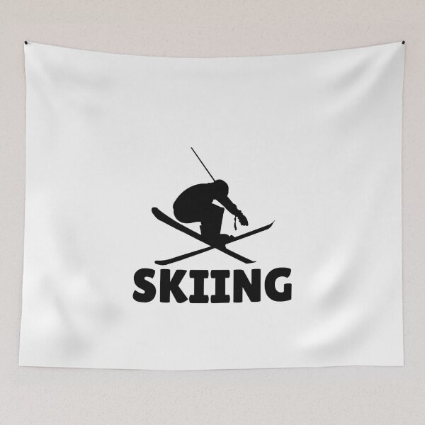Item preview, SKIING (4) - BLACK designed and sold by ArtsyCity.