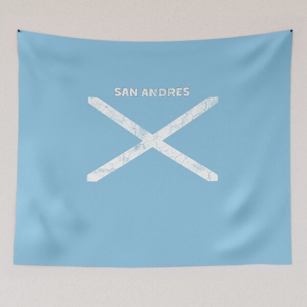 Item preview, Vintage San Andrés Flag, San Andres Free designed and sold by Flag Outfit.