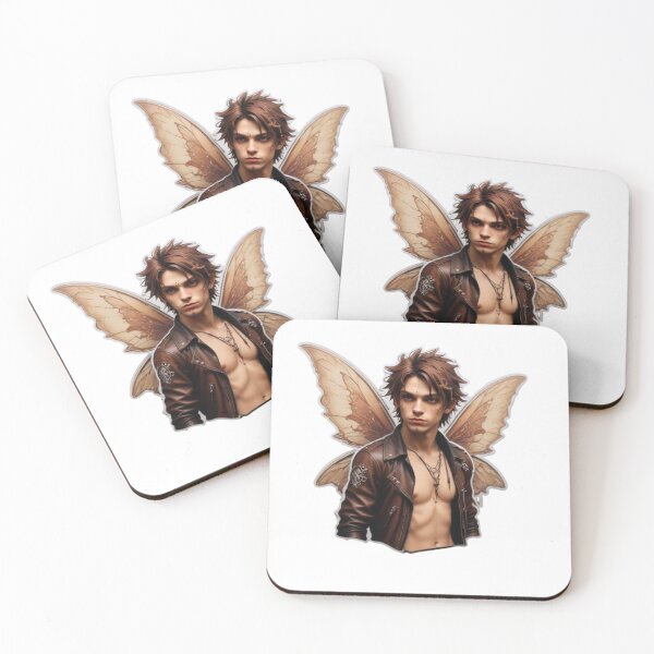Item preview, FANTASY ANIME MALE WHIMSICAL BOY FAIRY STICKER designed and sold by Arts4U.