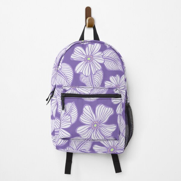 Item preview, Purple Hand Drawn Tropical Flowers Floral Pattern designed and sold by schorrnuff.