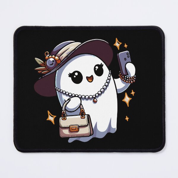 Item preview, Ghost Selfie - Cute Ghost Taking a Selfie with Accessories designed and sold by artivibestudio.
