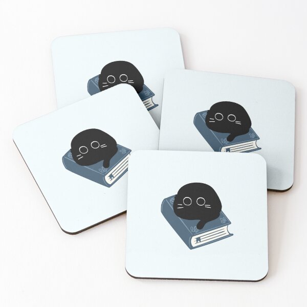Item preview, Cat sitting on blue book designed and sold by Neadoodles.