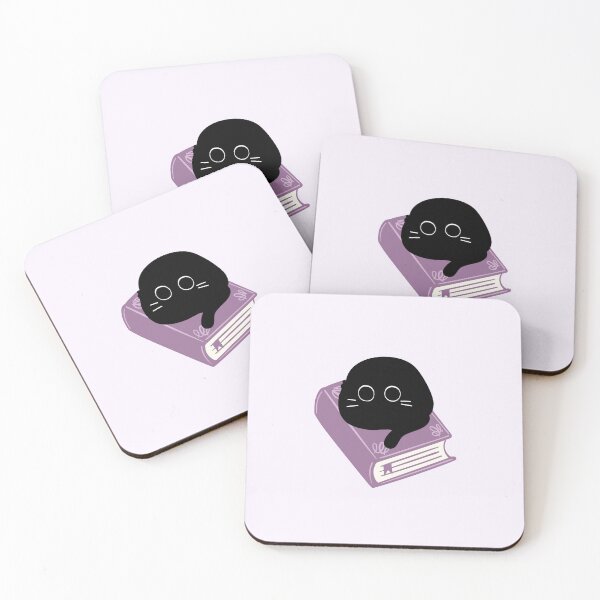 Item preview, Cat sitting on purple book designed and sold by Neadoodles.