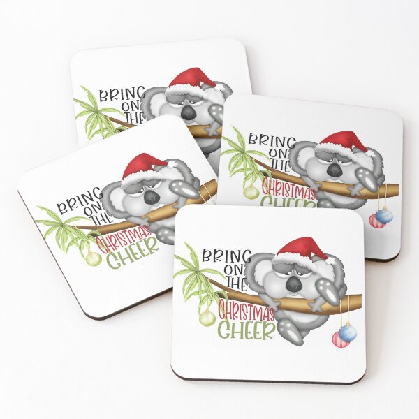 Item preview, Australian Christmas koala Bring on the Christmas cheer designed and sold by roundowl.