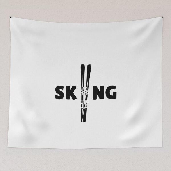 Item preview, SKIING (6) - BLACK designed and sold by ArtsyCity.