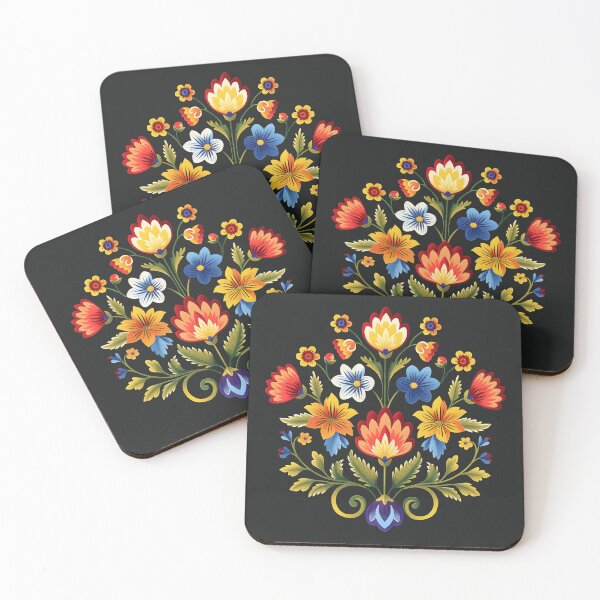 Item preview, Hungarian Folk Flowers Design designed and sold by xiao xuans.