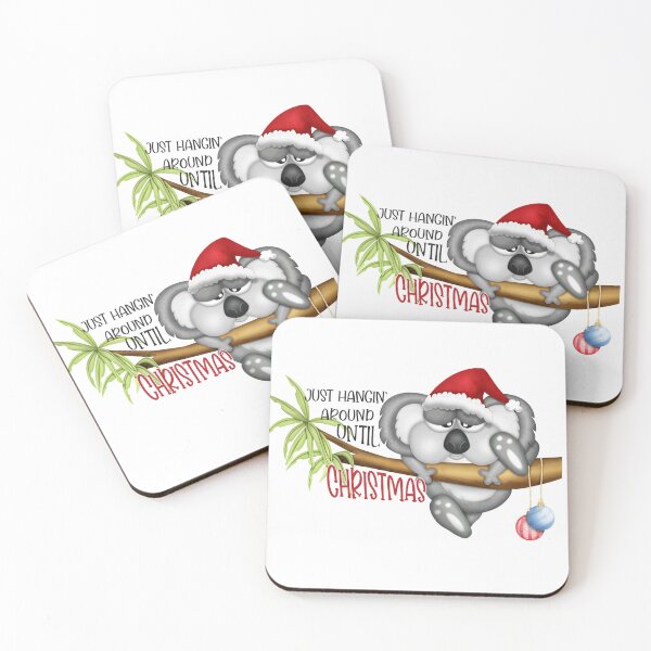 Item preview, Australian Christmas koala hanging around until Christmas designed and sold by roundowl.