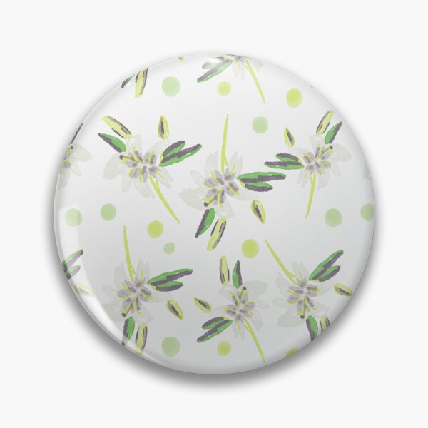 Item preview, White Lily Pattern designed and sold by Moojan Azar.