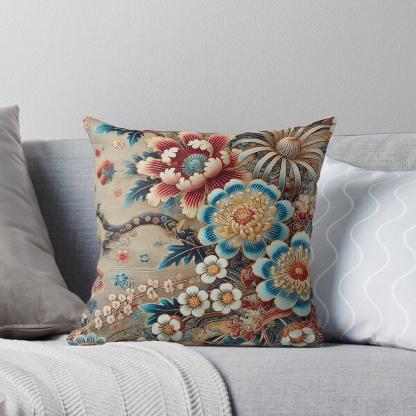 Aperçu de l'œuvre Motif de kimono fleuri créée et vendue par ShibariZone.