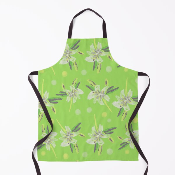 Item preview, White Lily Pattern designed and sold by Moojan Azar.