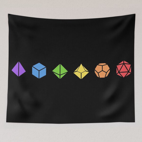 Item preview, Colorful Polyhedral Dice Set designed and sold by pixeptional.
