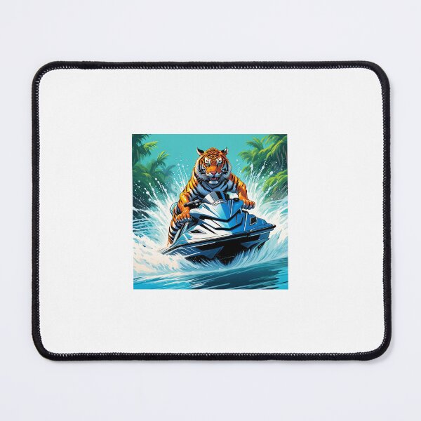 Item preview, Tiger riding a jet ski designed and sold by Ganador96.