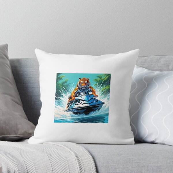 Item preview, Tiger riding a jet ski designed and sold by Ganador96.