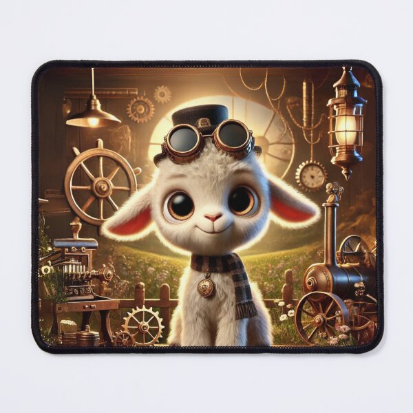 Item preview, Steampunk Fainting Goat designed and sold by Sillytoe.