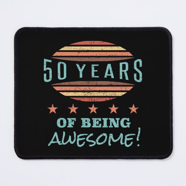 Item preview, Awesome 50th Birthday designed and sold by thepixelgarden.