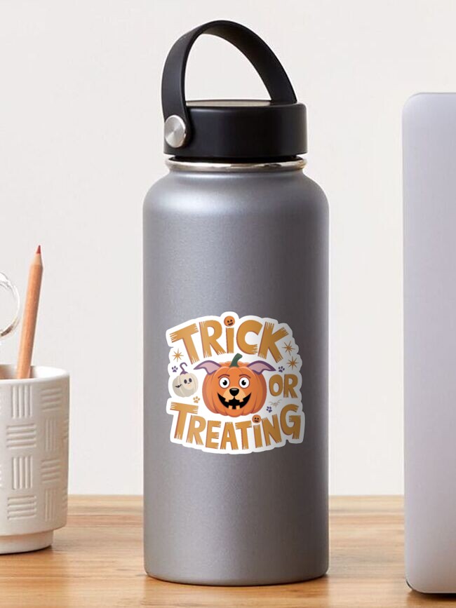 Thumbnail 1 of 3, Sticker, Trick or treating designed and sold by Coollzone.