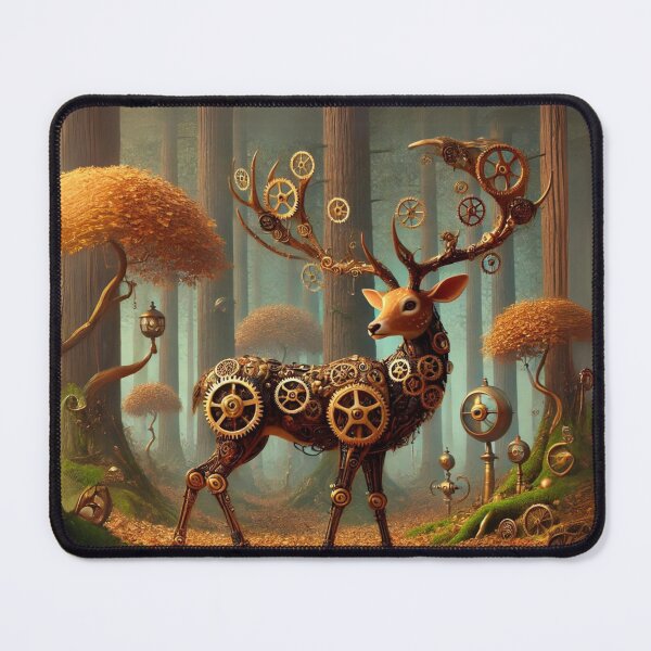Item preview, Steampunk Fallow Deer designed and sold by Sillytoe.