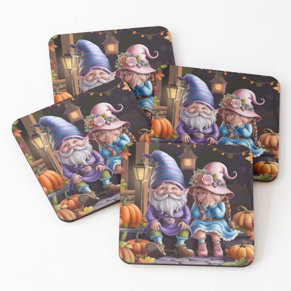 Artikelvorschau, Copy of Herbstlandschaftszwerg mit Kürbis und Spinnnetz, Halloween -Zwerg, Halloween -Kürbis, Halloween Fantasy entworfen und verkauft von Expressions-Sel.