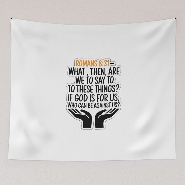 Item preview, Romans 8:31 designed and sold by Gentle40Winks.