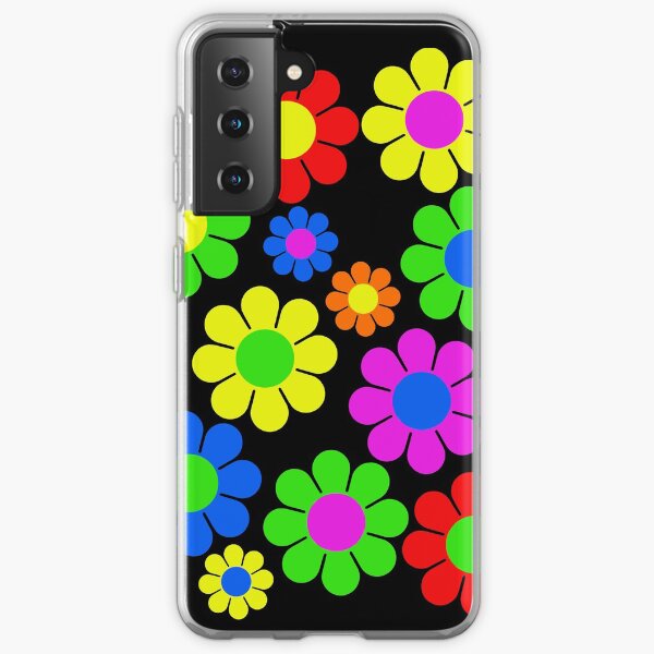 Hippy Flower Daisy Spring Pattern Samsung Galaxy Soft Case