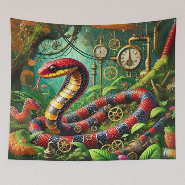 Item preview, Steampunk False Coral Snake designed and sold by Sillytoe.