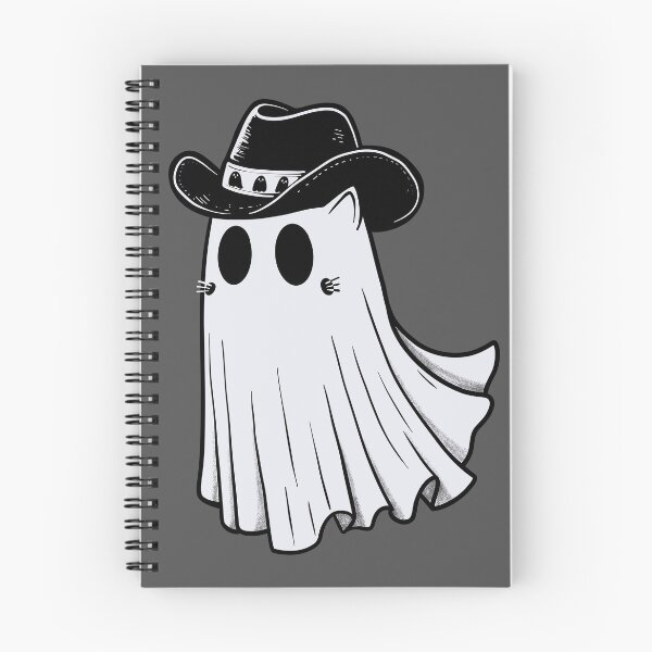 Item preview, Cowboy Ghost Cat  designed and sold by KilkennyCat Art.