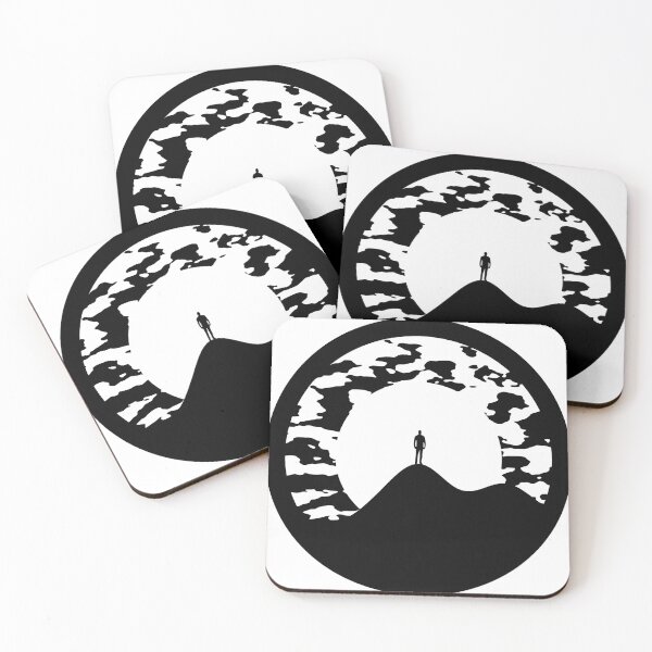 Item preview, MOUNTAIN SILHOUETTE (black foreground no text) designed and sold by pushuptaxstore.