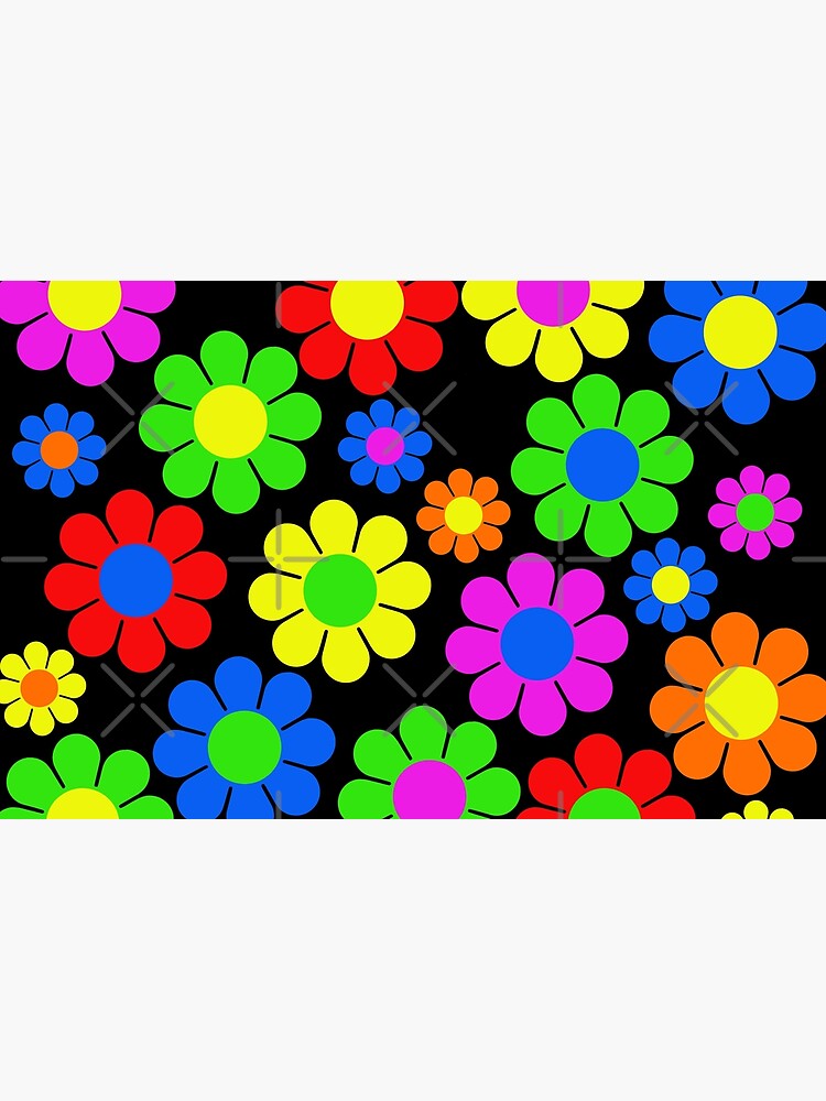 Hippy Flower Daisy Spring Pattern by hilda74