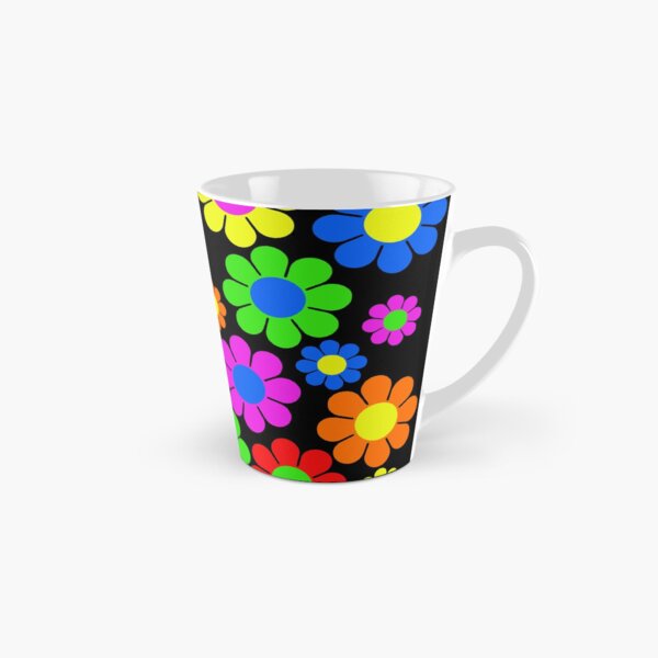 Hippy Flower Daisy Spring Pattern Tall Mug