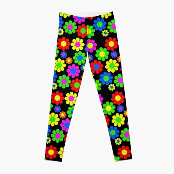 Funky Colorful Unisex Festival Trousers, Sun Moon Om Rainbow Crazy Pants,  Hippy