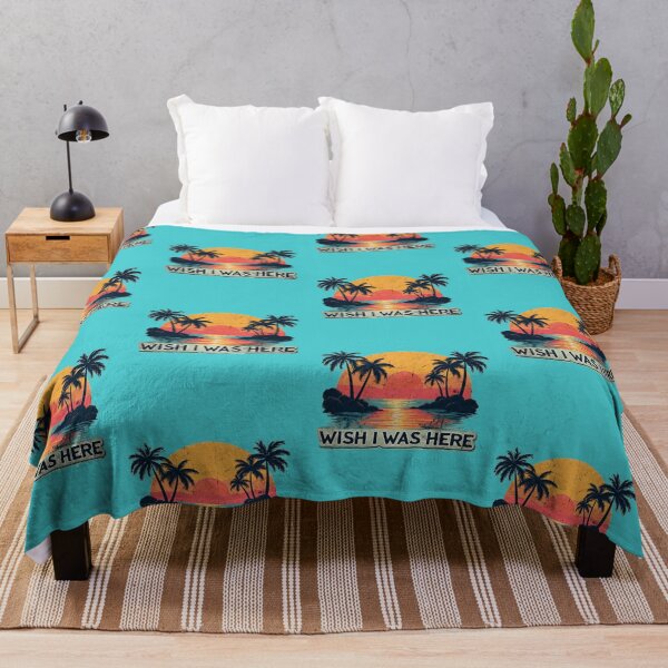 Item preview, Wish I Was Here: Badass Tropical Sunset – Bold Retro Vibes, Savage Island Escape designed and sold by tronictees.