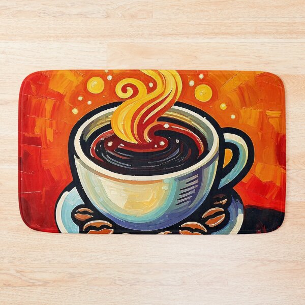 Item preview, Hot Coffee Painting designed and sold by ArtFactoryAI.