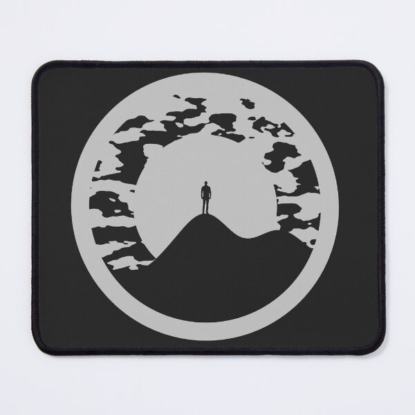 Item preview, MOUNTAIN SILHOUETTE (white background - for dark background - no text) designed and sold by pushuptaxstore.