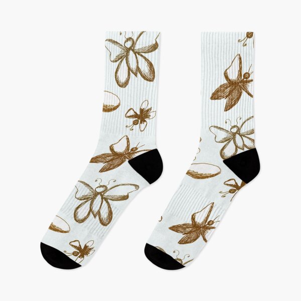 Item preview,  image of butterflies drawn in pencil designed and sold by Zhanna Lenivaya.