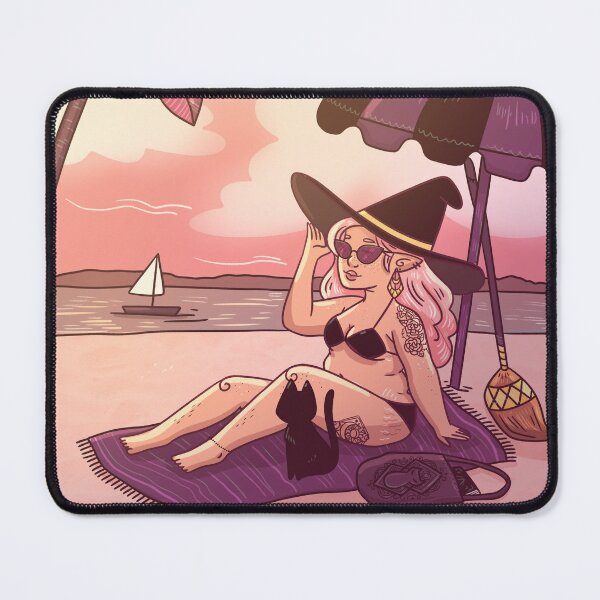 Item preview, Witch at the beach designed and sold by GramsIllustrate.
