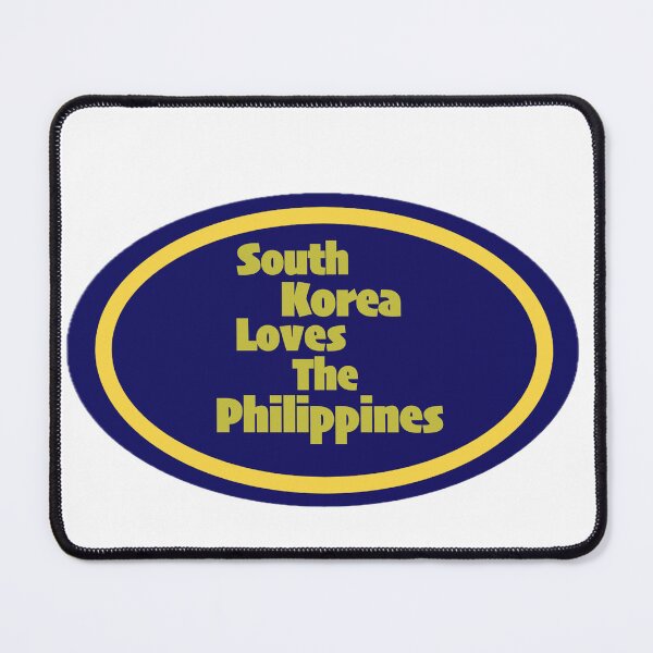 Item preview, South Korea Loves The Philippines print novelty: YouTube Merch designed and sold by PSST-Design.