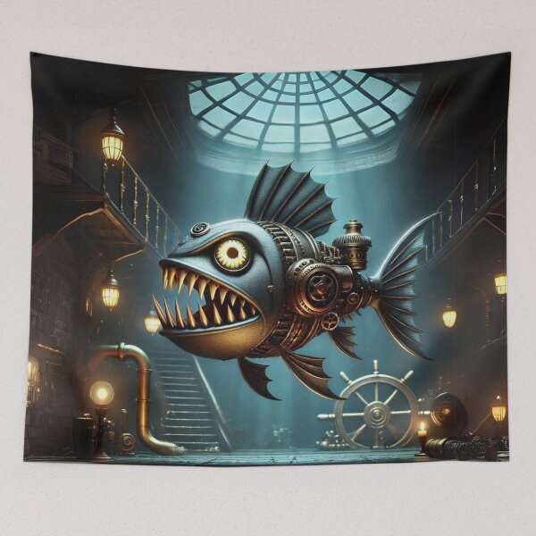 Item preview, Steampunk Fangtooth designed and sold by Sillytoe.