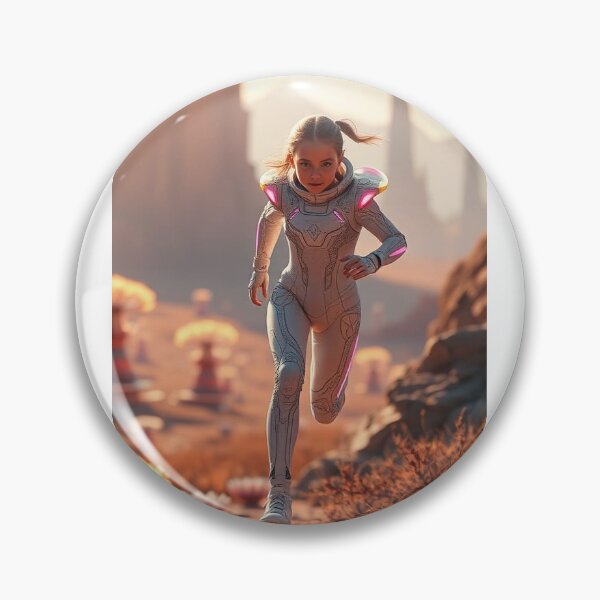 Item preview, Girl running on a distant planet designed and sold by Ganador96.