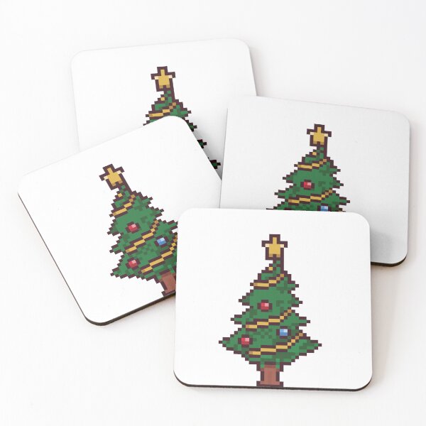 Item preview, Christmas tree pixel art designed and sold by TheOneTrueDoggo.