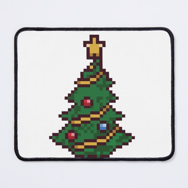 Item preview, Christmas tree pixel art designed and sold by TheOneTrueDoggo.