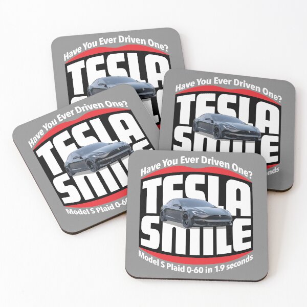 Item preview, Tesla Model S Plaid Smile designed and sold by TeezaMotors.