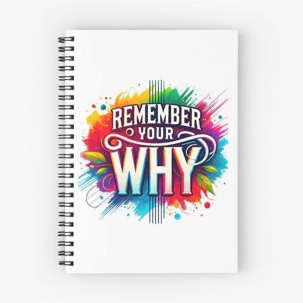 Item preview, Remember Your Why Colorful Motivational Quote designed and sold by baebrand-art.