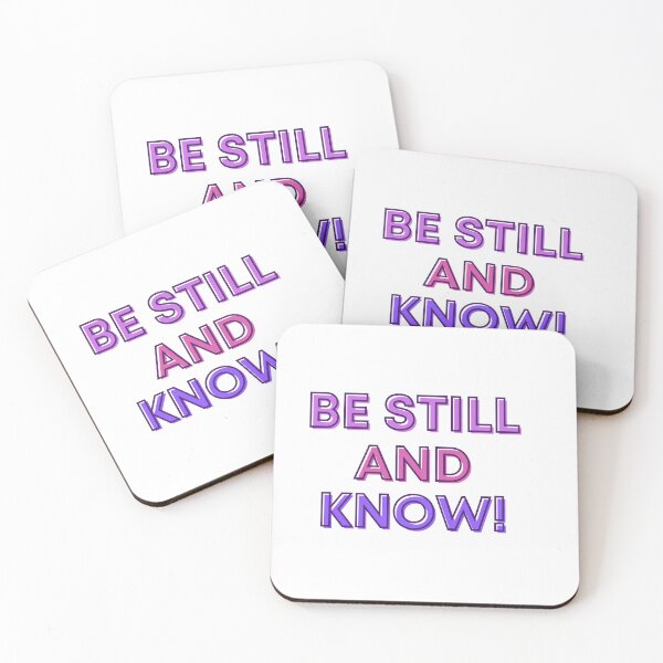 Item preview, Be Still And Know, Typography  designed and sold by Kamzzi.